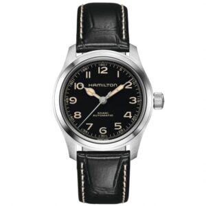 Men's Hamilton Khaki Field Murph Automatic Black Leather Strap Limited Edition Watch | 38mm | H70405730