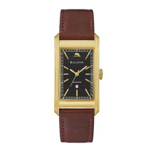 Men's Limited Edition Bulova Frank Sinatra “Chairman of the Board” Automatic Watch with a Black Dial (Model: 97B224)