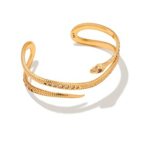 Phoenix Cuff Bracelet in Vintage Gold