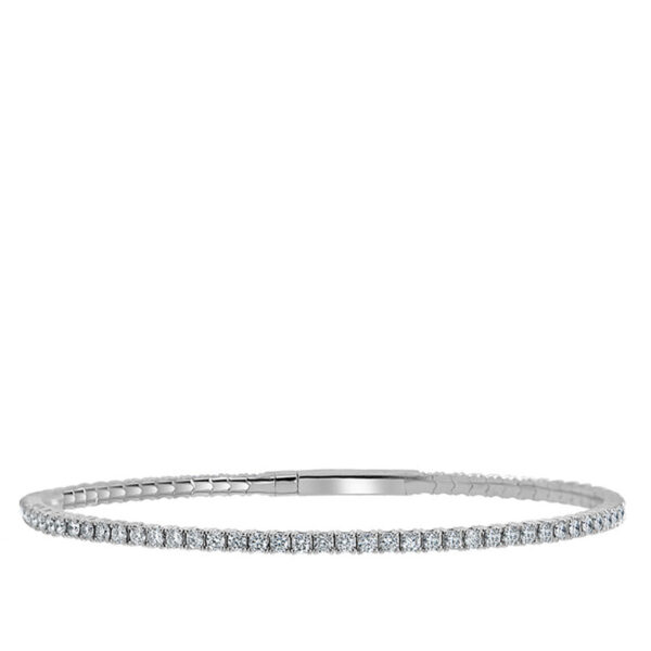Private Label 14k Gold & Diamond Bangle
