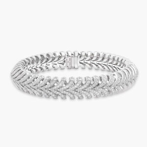 Private Label Diamond Snake Flex Bracelet