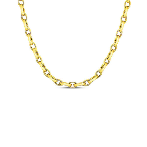 Roberto Coin Almond Link Chain Necklace