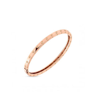 Roberto Coin Symphony Pois Moi Rose Gold Bangle Bracelet