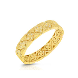 Roberto Coin Venetian Princess Yellow Gold Bangle Bracelet