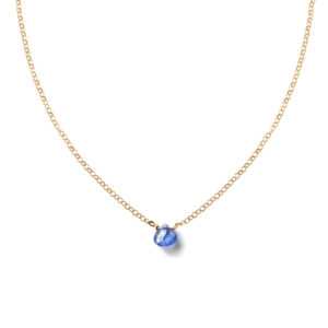 Short Gemstone Necklace - Tanzanite