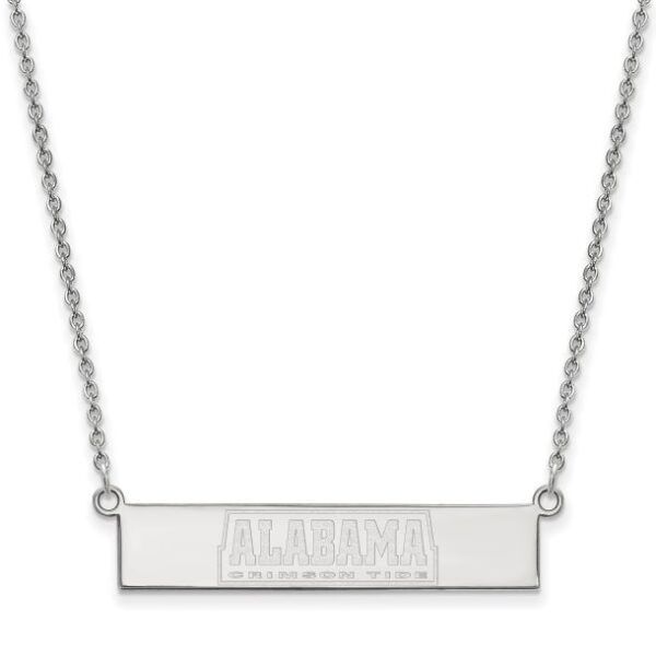 University of Alabama "Crimson Tide" Sterling Silver Bar Necklace