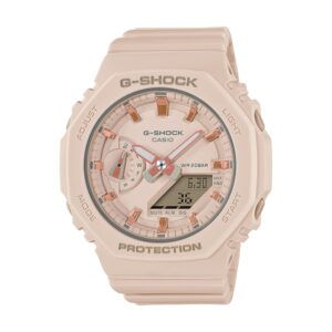 Women’s Casio S Series Light Pink Resin Strap Watch with Light Pink Dial (Model: GMAS2100-4A)